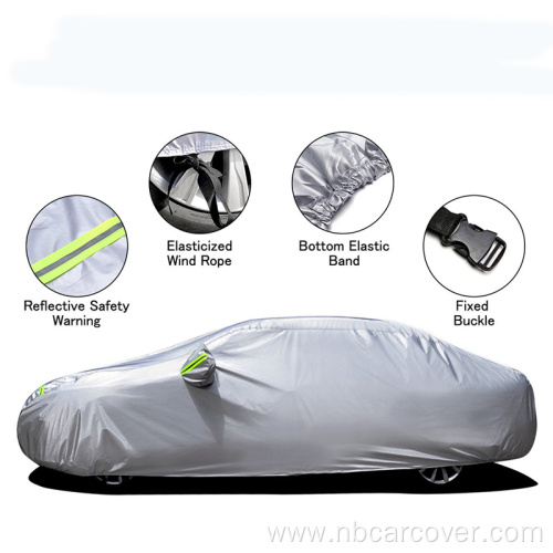 Waterproof durable plastic peva 210T snowproof car cover